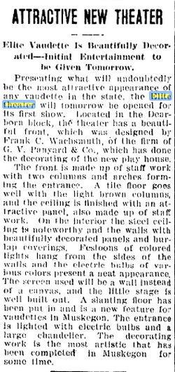 Elite Theatre - Feb 1908
